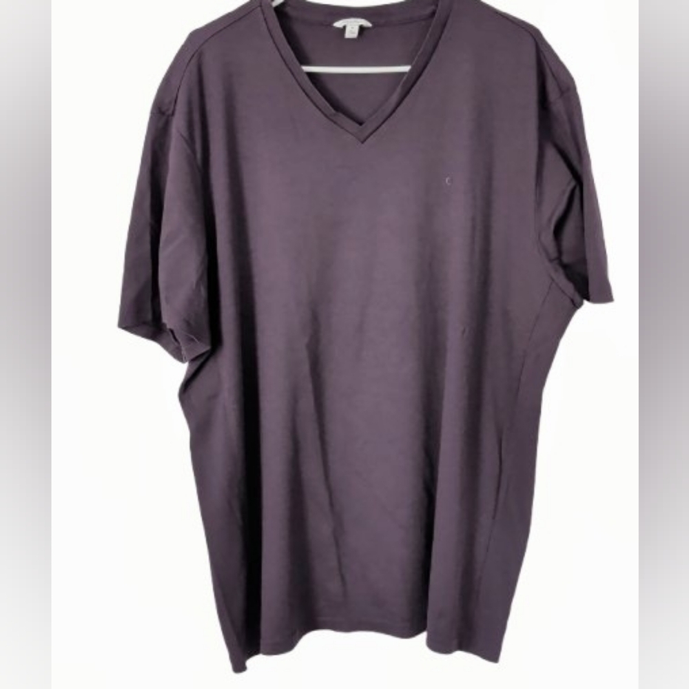 Calvin Klein Purple Monogram Tee XXL